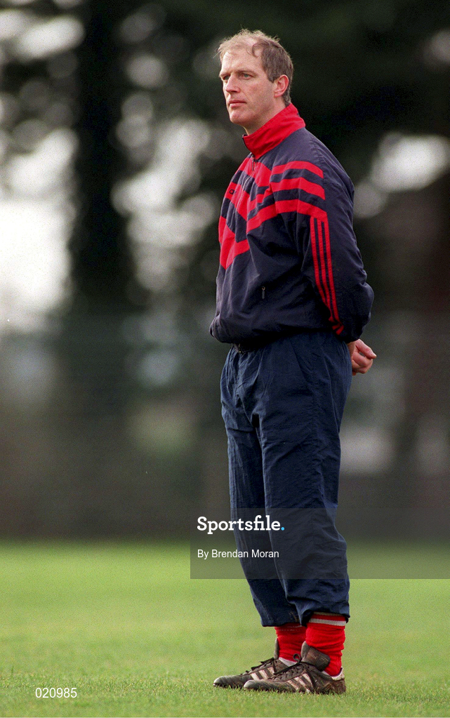 14 February 1999; Cork manager Larry Tompkins during the Allianz National Football League Division 1 match between Cork and Galway at Páirc Uí Rinn in Cork. Photo by Brendan Moran/Sportsfile
