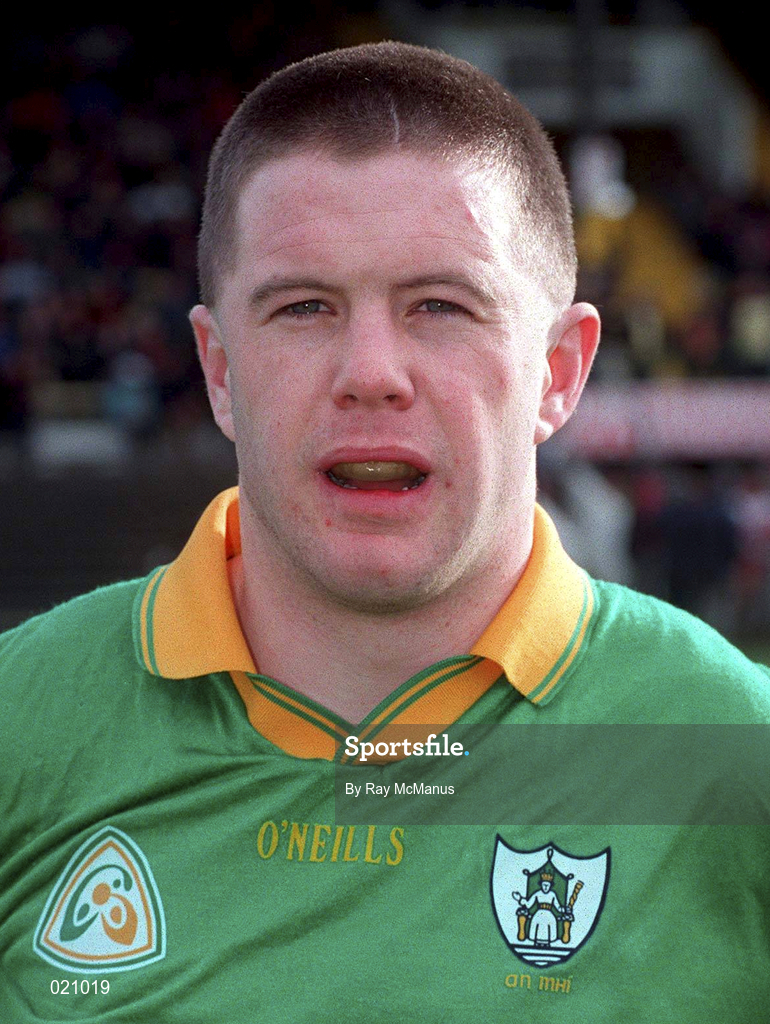 28 February 1999; Mark O'Reilly of Meath prior to the Church and General National Football League Division 1 match between Meath and Derry at Páirc Tailteann in Navan, Meath. Photo by Ray McManus/Sportsfile
