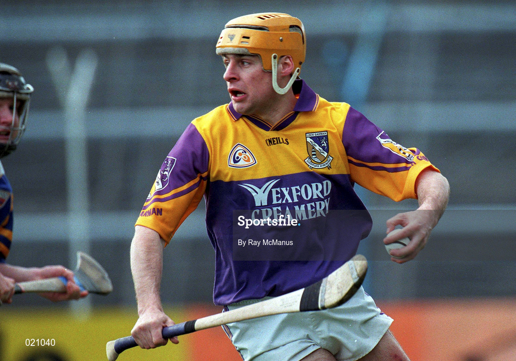 21 March 1999; Michael Jordan of Wexford during the Church and General National Hurling League Division 1B match between Tipperary and Wexford at Semple Stadium in Thurles, Tipperary. Photo by Ray McManus/Sportsfile
