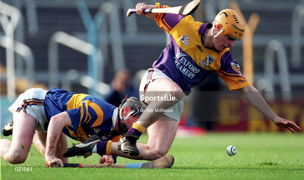 21 March 1999; Michael Jordan of Wexford during the Church and General National Hurling League Division 1B match between Tipperary and Wexford at Semple Stadium in Thurles, Tipperary. Photo by Ray McManus/Sportsfile