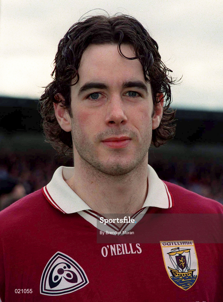 14 March 1999; Michaél O Collarain of Galway prior to the Church and General National Football League Division 1 match between Dublin and Galway at Parnell Park in Dublin. Photo by Brendan Moran/Sportsfile