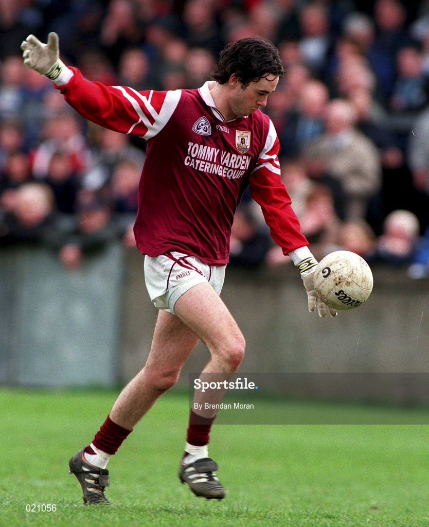 14 March 1999; Michaél O Collarain of Galway during the Church and General National Football League Division 1 match between Dublin and Galway at Parnell Park in Dublin. Photo by Brendan Moran/Sportsfile