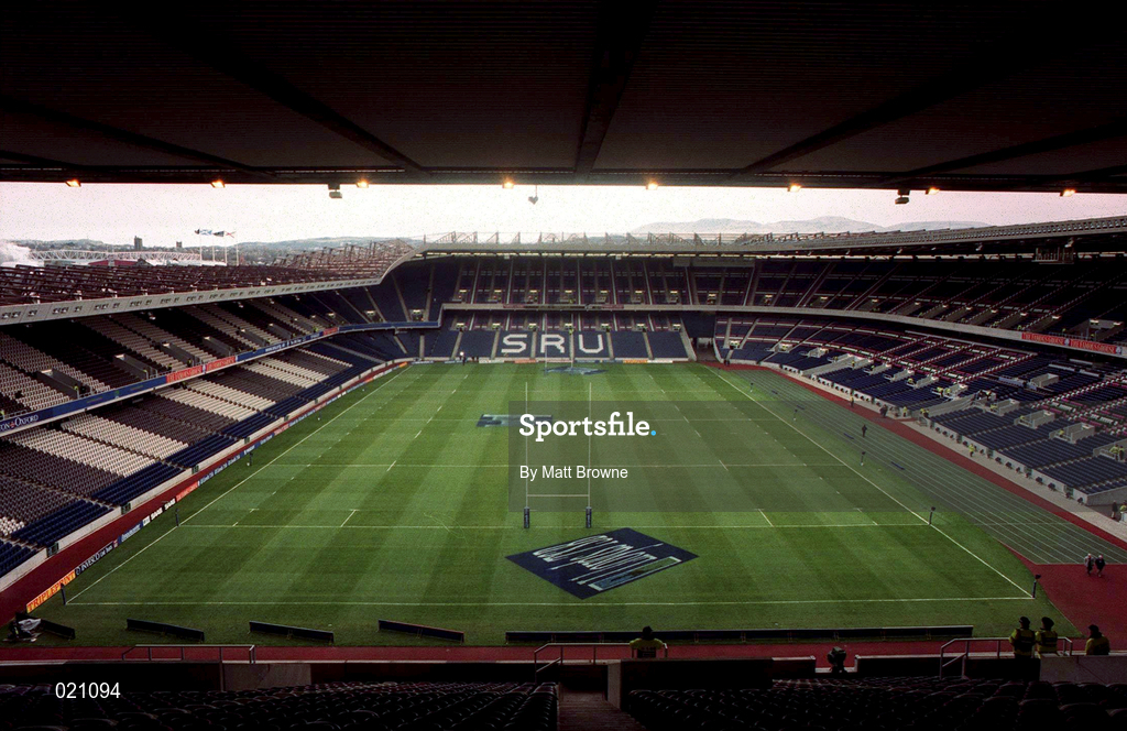 20 March 1999; A general view of Murrayfield Stadium prior to the Five Nations Rugby Championship match between Scotland and Ireland in Murrayfield Stadium in Edinburgh, Scotland. Photo by Matt Browne/Sportsfile