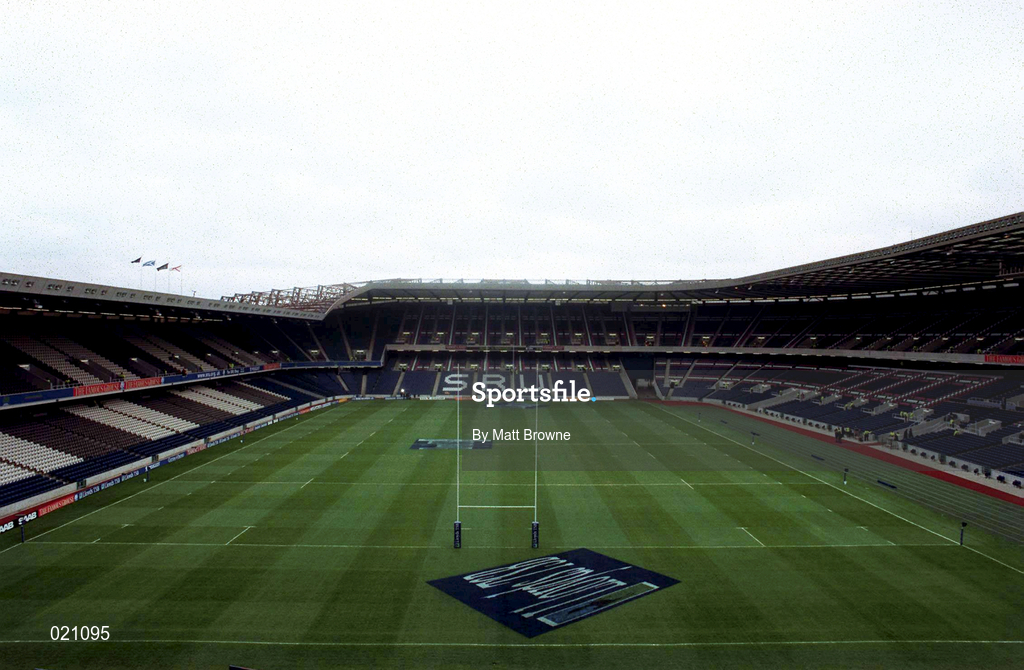 20 March 1999; A general view of Murrayfield Stadium prior to the Five Nations Rugby Championship match between Scotland and Ireland in Murrayfield Stadium in Edinburgh, Scotland. Photo by Matt Browne/Sportsfile