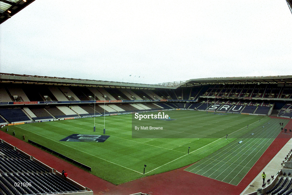 20 March 1999; A general view of Murrayfield Stadium prior to the Five Nations Rugby Championship match between Scotland and Ireland in Murrayfield Stadium in Edinburgh, Scotland. Photo by Matt Browne/Sportsfile