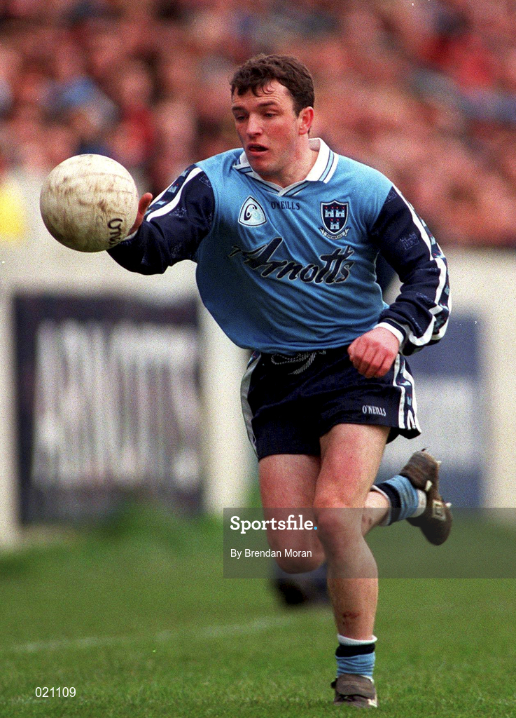 14 March 1999; Niall O'Donoghue of Dublin during the Church and General National Football League Division 1 match between Dublin and Galway at Parnell Park in Dublin. Photo by Brendan Moran/Sportsfile