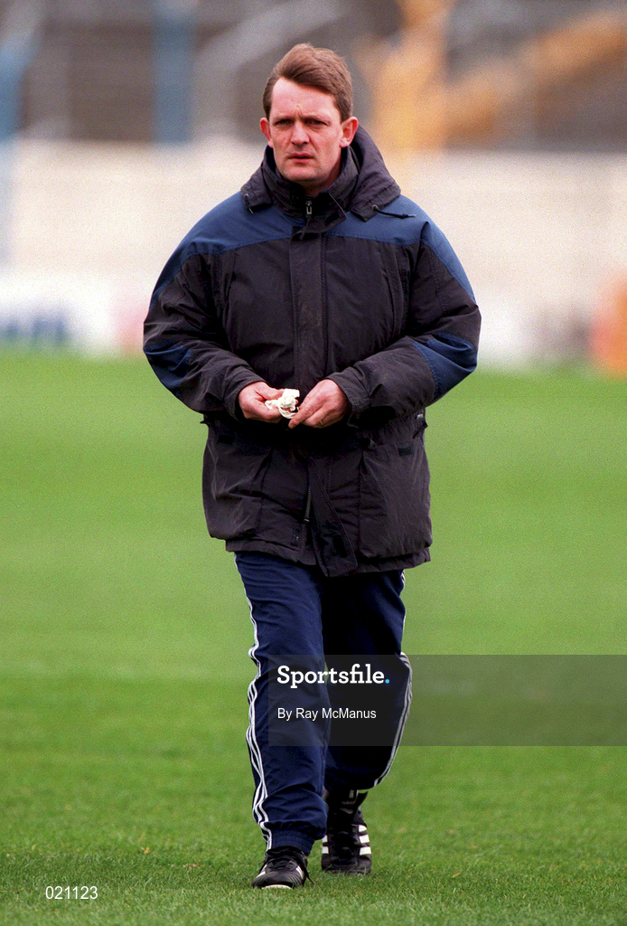 21 March 1999; Tipperary manager Nicky English during the Church and General National Hurling League Division 1B match between Tipperary and Wexford at Semple Stadium in Thurles, Tipperary. Photo by Ray McManus/Sportsfile
