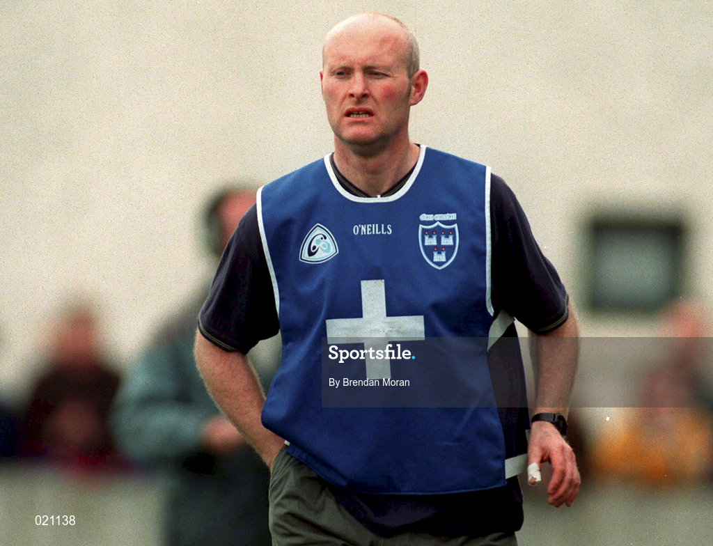 14 March 1999; Dublin team doctor Dr. Noel McCaffrey during the Church and General National Football League Division 1 match between Dublin and Galway at Parnell Park in Dublin. Photo by Brendan Moran/Sportsfile