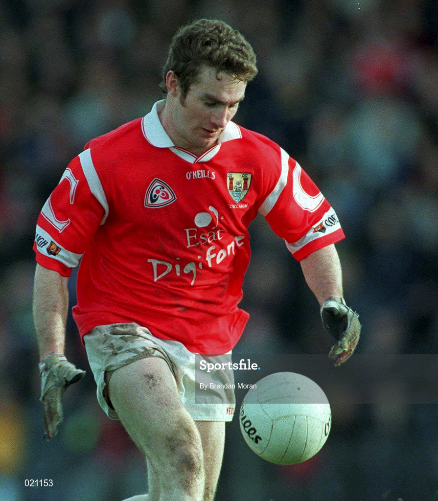 14 February 1999; Owen Sexton of Cork during the Allianz National Football League Division 1 match between Cork and Galway at Páirc Uí Rinn in Cork. Photo by Brendan Moran/Sportsfile