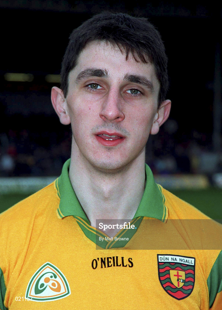 14 March 1999; Paddy Campbell of Donegal prior to the Church and General National Football League Division 1 match between Offaly and Donegal at O'Connor Park in Tullamore, Offaly. Photo by Matt Browne/Sportsfile