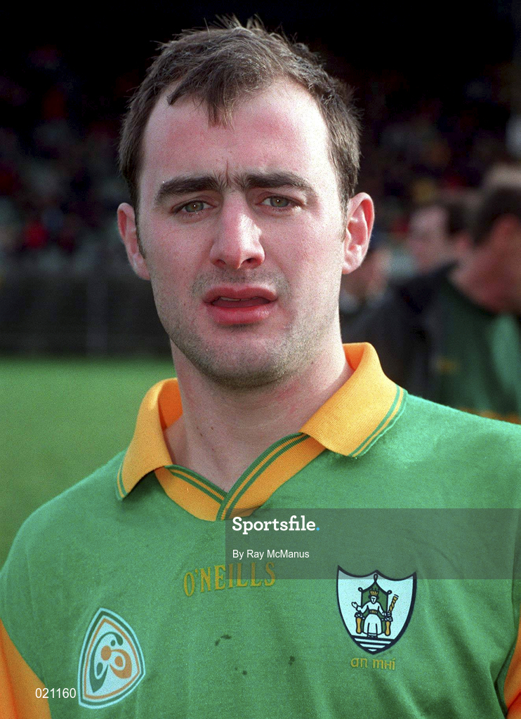 28 February 1999; Paddy Reynolds of Meath prior to the Church and General National Football League Division 1 match between Meath and Derry at Páirc Tailteann in Navan, Meath. Photo by Ray McManus/Sportsfile