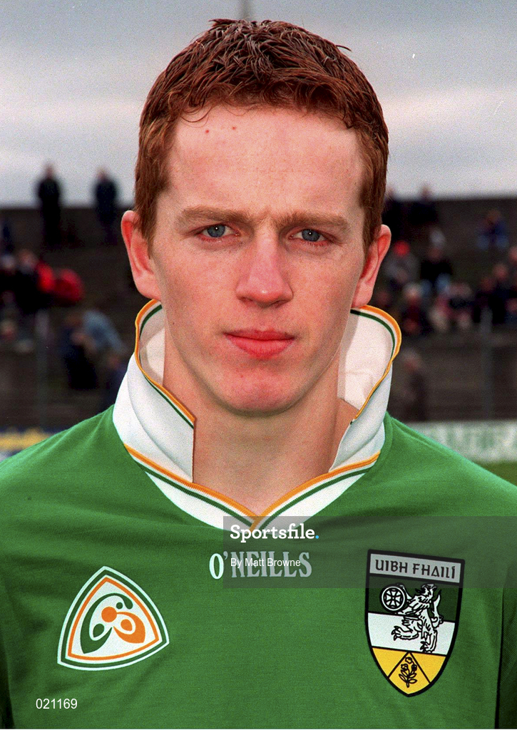 14 March 1999; Pascal Kelleghan of Offaly prior to the Church and General National Football League Division 1 match between Offaly and Donegal at O'Connor Park in Tullamore, Offaly. Photo by Matt Browne/Sportsfile
