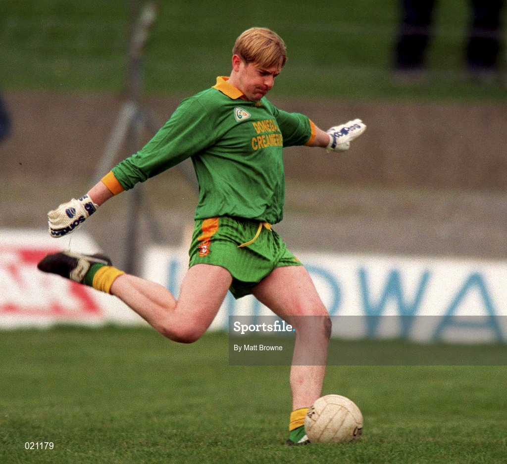 14 March 1999; Paul Callaghan of Donegal during the Church and General National Football League Division 1 match between Offaly and Donegal at O'Connor Park in Tullamore, Offaly. Photo by Matt Browne/Sportsfile