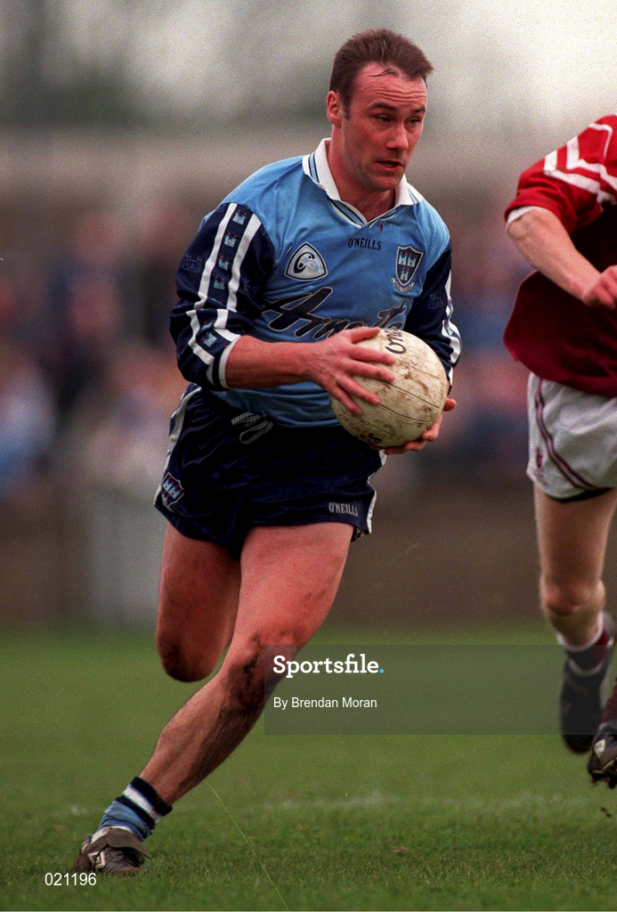 14 March 1999; Paul Curran of Dublin during the Church and General National Football League Division 1 match between Dublin and Galway at Parnell Park in Dublin. Photo by Brendan Moran/Sportsfile