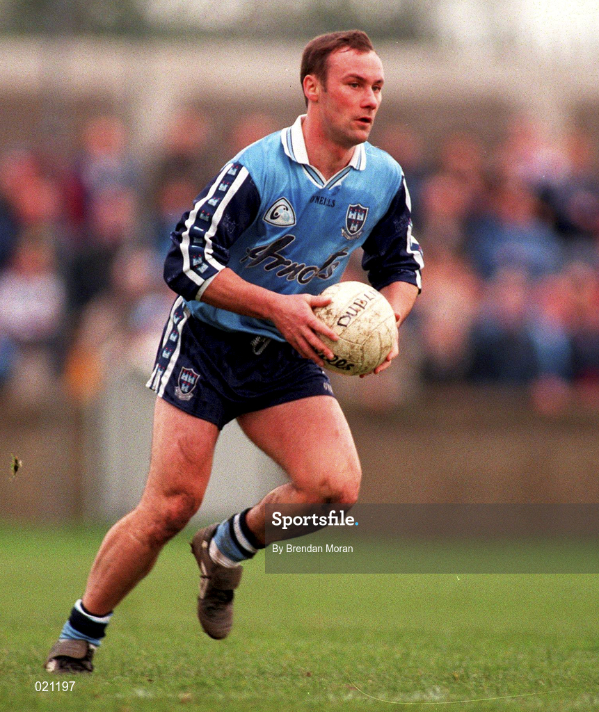 14 March 1999; Paul Curran of Dublin during the Church and General National Football League Division 1 match between Dublin and Galway at Parnell Park in Dublin. Photo by Brendan Moran/Sportsfile