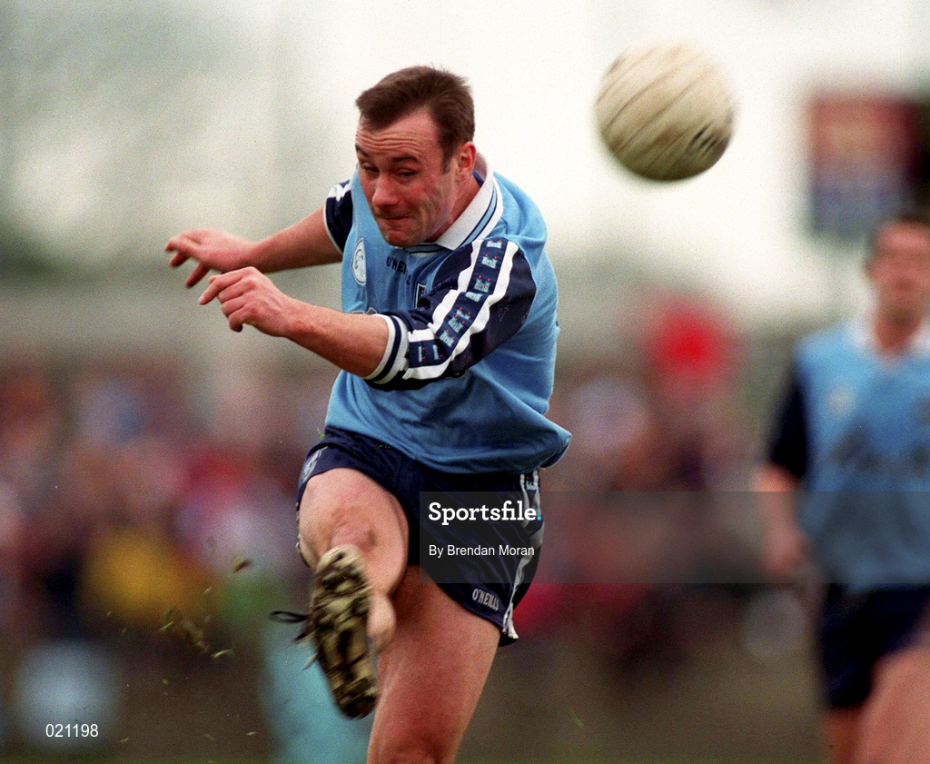 14 March 1999; Paul Curran of Dublin during the Church and General National Football League Division 1 match between Dublin and Galway at Parnell Park in Dublin. Photo by Brendan Moran/Sportsfile
