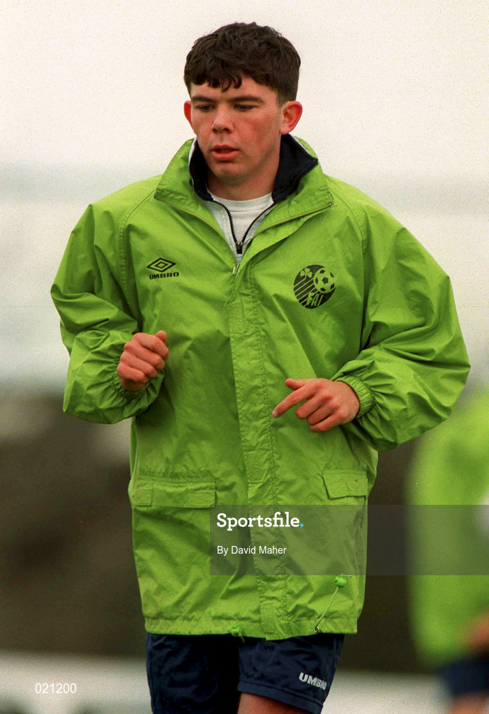 25 March 1999; Paul Donnolly during Republic of Ireland U20 Squad Training at the AUL Grounds in Clonshaugh, Dublin. Photo by David Maher/Sportsfile