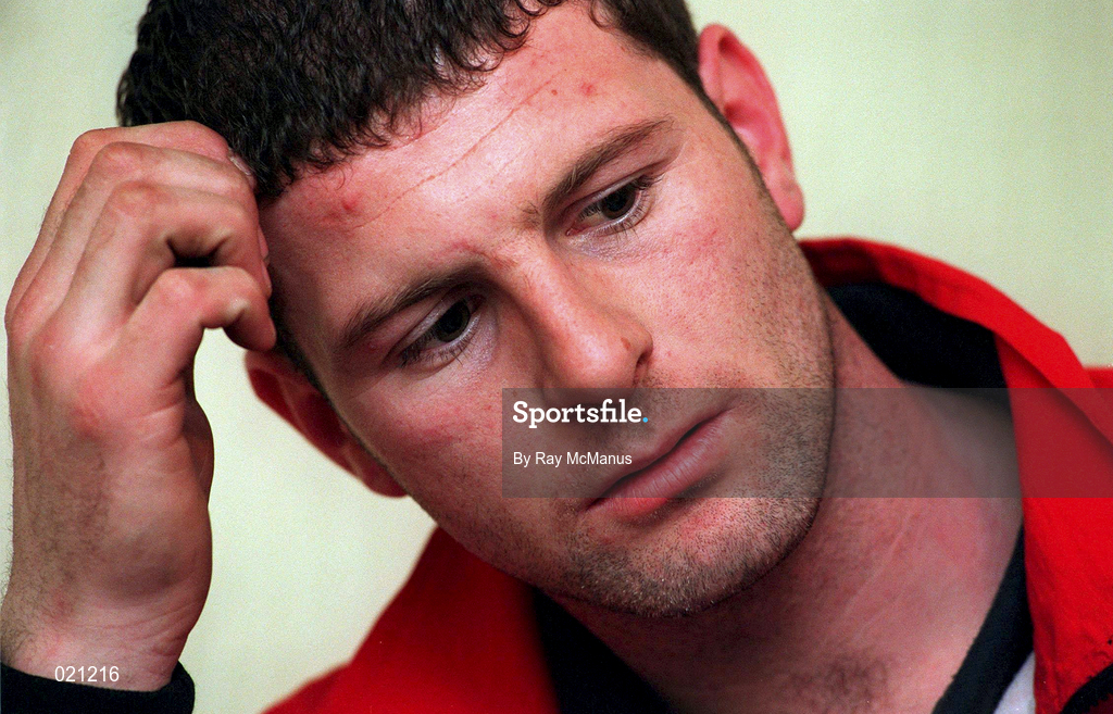 22 March 1999; Longford Town player Paul Perth during a Longford Town FC press conference in Longford. Photo by Ray McManus/Sportsfile