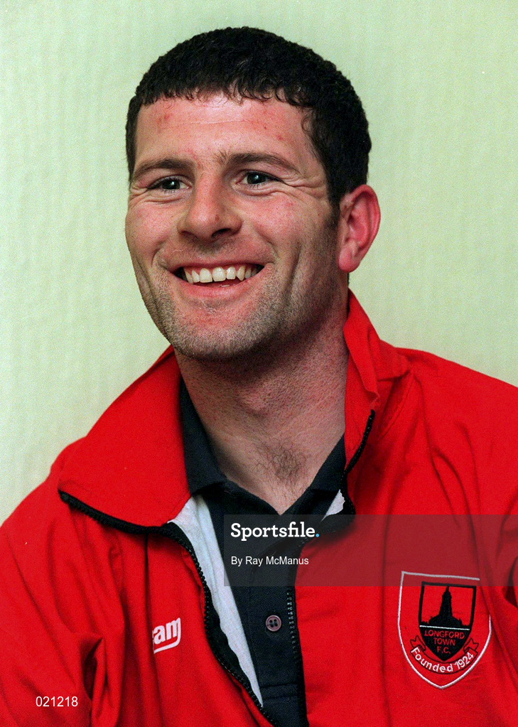 22 March 1999; Longford Town player Paul Perth during a Longford Town FC press conference in Longford. Photo by Ray McManus/Sportsfile