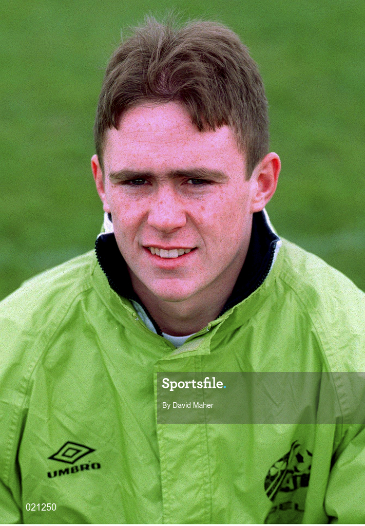 25 March 1999; Richie Baker prior to a Republic of Ireland U20 Squad Training session at the AUL Grounds in Clonshaugh, Dublin. Photo by David Maher/Sportsfile