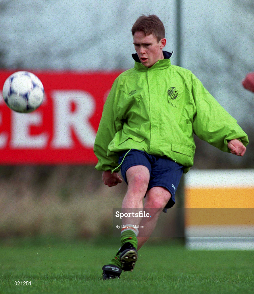 25 March 1999; Richie Baker during Republic of Ireland U20 Squad Training at the AUL Grounds in Clonshaugh, Dublin. Photo by David Maher/Sportsfile