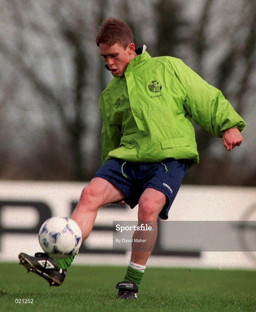 25 March 1999; Richie Baker during Republic of Ireland U20 Squad Training at the AUL Grounds in Clonshaugh, Dublin. Photo by David Maher/Sportsfile