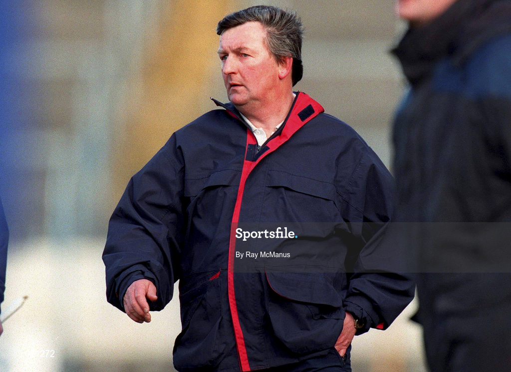 21 March 1999; Wexford manager Rory Kinsella during the Church and General National Hurling League Division 1B match between Tipperary and Wexford at Semple Stadium in Thurles, Tipperary. Photo by Ray McManus/Sportsfile