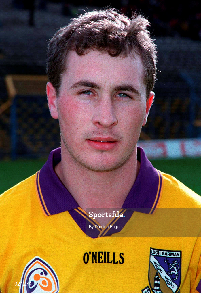 21 March 1999; Rory McCarthy of Wexford prior to the Church and General National Hurling League Division 1B match between Tipperary and Wexford at Semple Stadium in Thurles Tipperary. Photo by Damien Eagers/Sportsfile