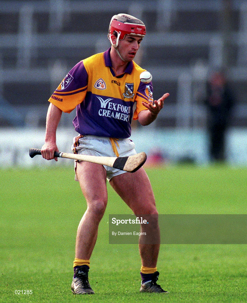 21 March 1999; Ryan Quigley of Wexford during the Church and General National Hurling League Division 1B match between Tipperary and Wexford at Semple Stadium in Thurles, Tipperary. Photo by Damien Eagers/Sportsfile