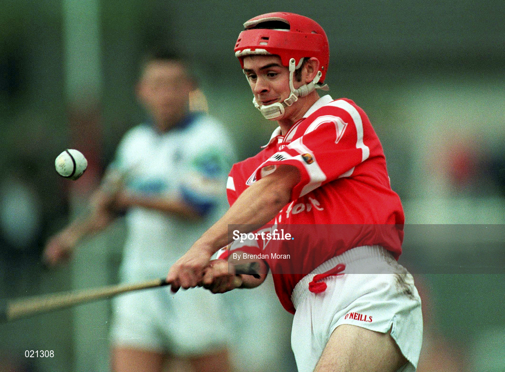 27 March 1999; Sean McGrath of Cork during the Church and General National Hurling League Division 1B match between Cork and Waterford at Páirc Uí Rinn in Cork. Photo by Brendan Moran/Sportsfile