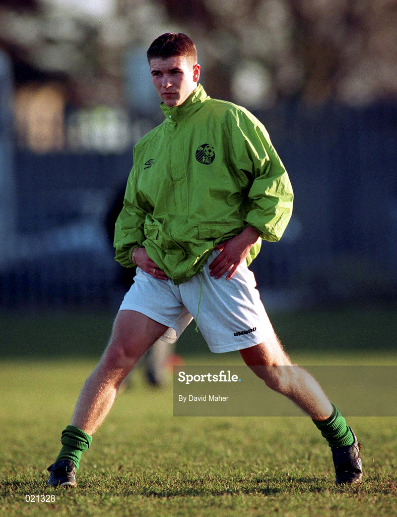 21 January 1999; Shaun Byrne during a Republic of Ireland U17 squad training session at St Fintan's School in Sutton, Dublin. Photo by David Maher/Sportsfile