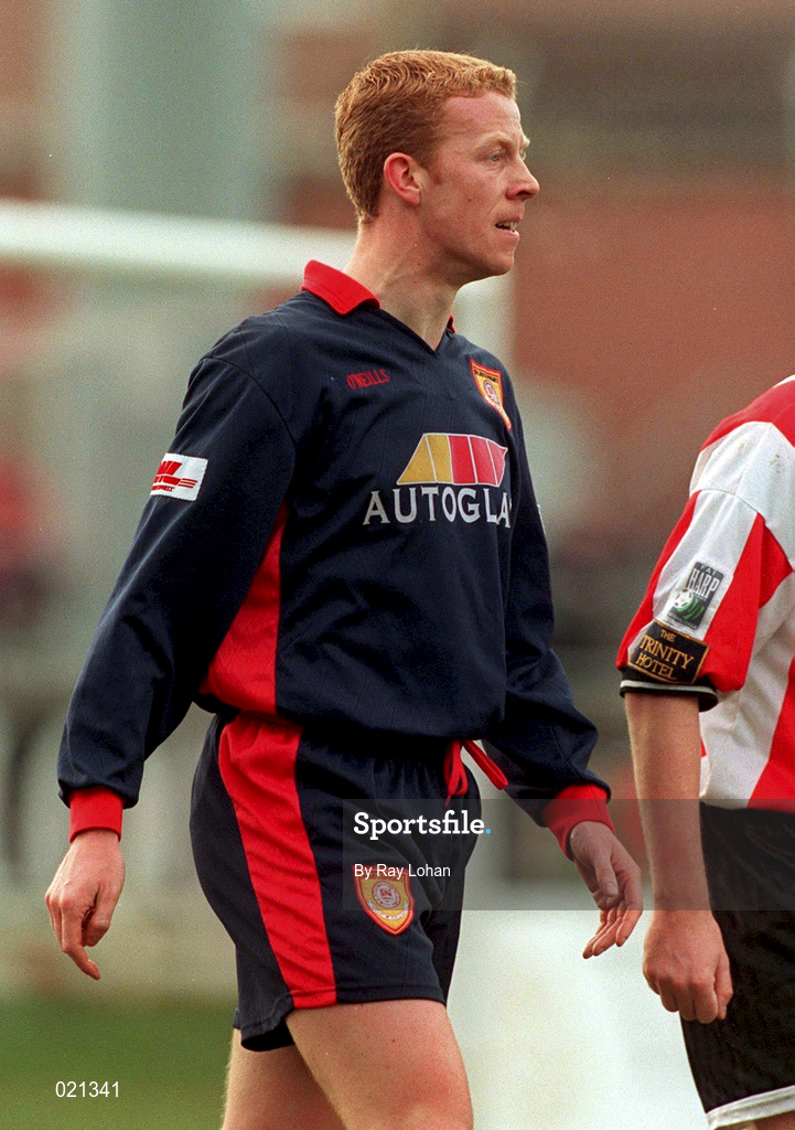 14 February 1999; Stephen McGuinness of St Patrick's Athletic during the Harp Lager National League Premier Division match between Derry City and St Patrick's Athletic at The Brandywell Stadium in Derry. Photo by Ray Lohan/Sportsfile