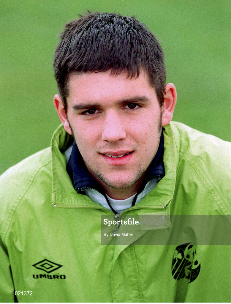 25 March 1999; Tommy Doherty prior to a Republic of Ireland U20 Squad Training session at the AUL Grounds in Clonshaugh, Dublin. Photo by David Maher/Sportsfile