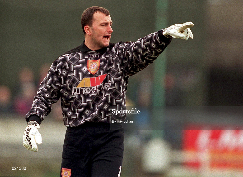 14 February 1999; Trevor Wood of St Patrick's Athletic during the Harp Lager National League Premier Division match between Derry City and St Patrick's Athletic at The Brandywell Stadium in Derry. Photo by Ray Lohan/Sportsfile