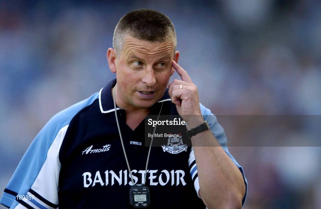 19 June 2005; Paul Caffrey, Dublin manager, during the game. Bank of Ireland Leinster Senior Football Championship Semi-Final, Dublin v Wexford, Croke Park, Dublin. Picture credit; Matt Browne / SPORTSFILE