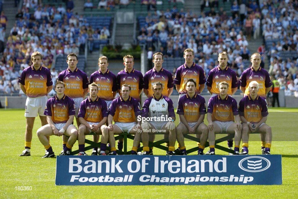 19 June 2005; Wexford team. Bank of Ireland Leinster Senior Football Championship Semi-Final, Dublin v Wexford, Croke Park, Dublin. Picture credit; Matt Browne / SPORTSFILE