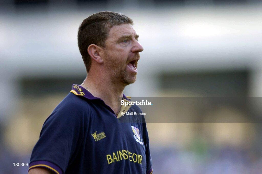 19 June 2005; Pat Roe, Wexford manager, during the game. Bank of Ireland Leinster Senior Football Championship Semi-Final, Dublin v Wexford, Croke Park, Dublin. Picture credit; Matt Browne / SPORTSFILE