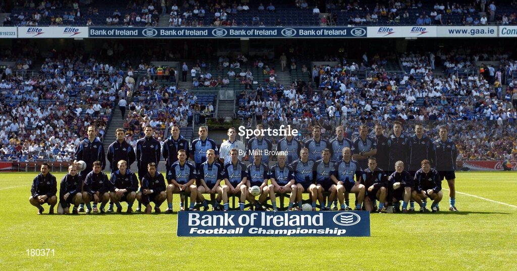 19 June 2005; Dublin team. Bank of Ireland Leinster Senior Football Championship Semi-Final, Dublin v Wexford, Croke Park, Dublin. Picture credit; Matt Browne / SPORTSFILE