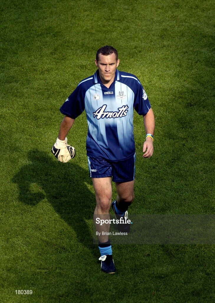 19 June 2005; Dublin's Ciaran Whelan leaves the field having been sent off. Bank of Ireland Leinster Senior Football Championship Semi-Final, Dublin v Wexford, Croke Park, Dublin. Picture credit; Brian Lawless / SPORTSFILE