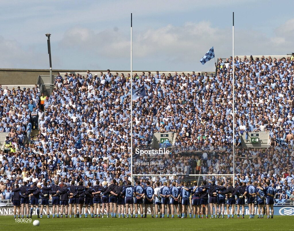 19 June 2005; Dublin team. Bank of Ireland Leinster Senior Football Championship Semi-Final, Dublin v Wexford, Croke Park, Dublin. Picture credit; Matt Browne / SPORTSFILE