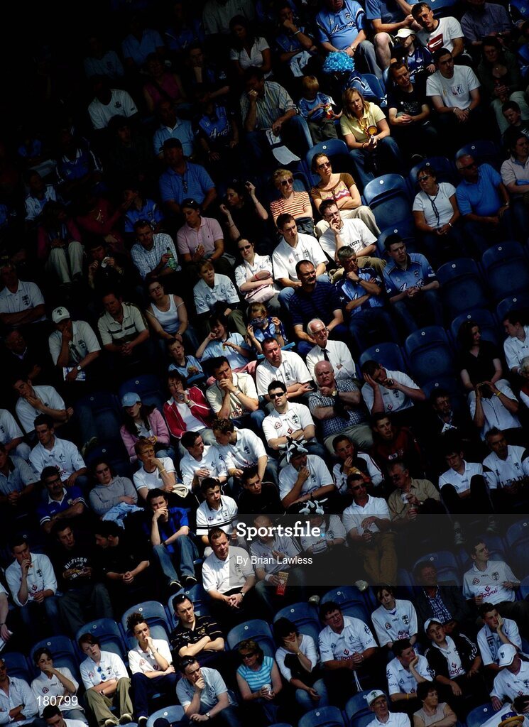 19 June 2005; GAA fans sit in the upper tier of the Cusack stand. Bank of Ireland Leinster Senior Football Championship Semi-Final, Dublin v Wexford, Croke Park, Dublin. Picture credit; Brian Lawless / SPORTSFILE