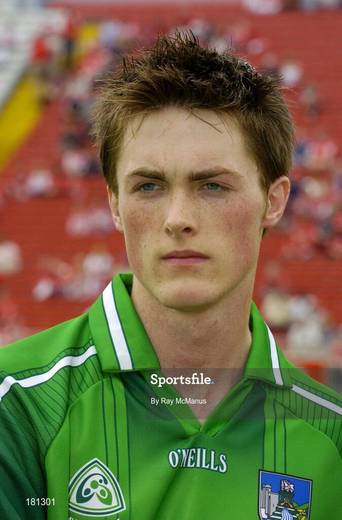 26 June 2005; Gavin O'Mahony, Limerick. Munster Minor Hurling Championship Final, Cork v Limerick, Pairc Ui Chaoimh, Cork. Picture Credit; Ray McManus / SPORTSFILE