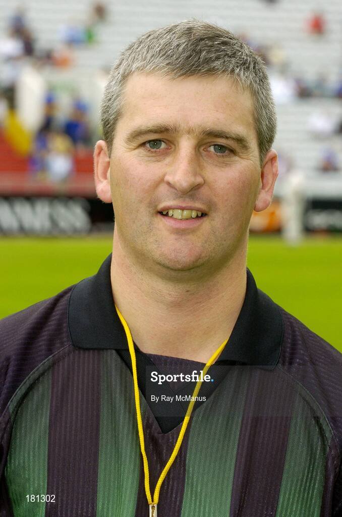 26 June 2005; Johnny Ryan, Referee. Munster Minor Hurling Championship Final, Cork v Limerick, Pairc Ui Chaoimh, Cork. Picture Credit; Ray McManus / SPORTSFILE