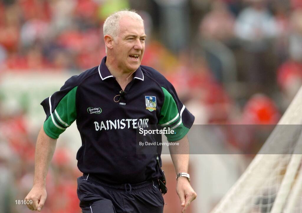 26 June 2005; Timmy O'Connor, Limerick minor manager. Munster Minor Hurling Championship Final, Cork v Limerick, Pairc Ui Chaoimh, Cork. Picture Credit; David Levingstone / SPORTSFILE