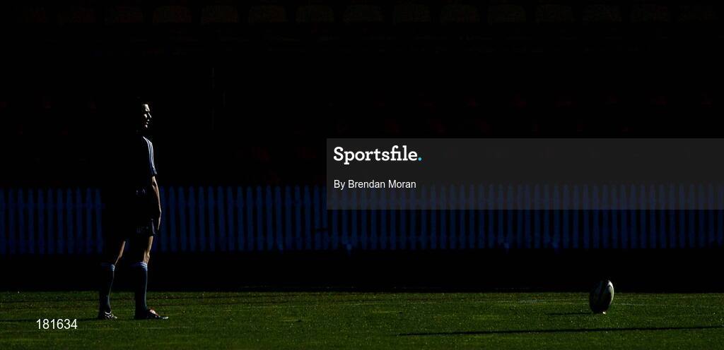 1 July 2005; New Zealand Out-half Dan Carter practices his goal-kicking during squad training. New Zealand Captain's Run, Westpac Stadium, Wellington, New Zealand. Picture credit; Brendan Moran / SPORTSFILE