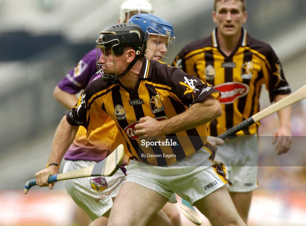 3 July 2005; Noel Hickey, Kilkenny, in action against Rory Jacob, Wexford. Guinness Leinster Senior Hurling Championship Final, Kilkenny v Wexford, Croke Park, Dublin. Picture credit; Damien Eagers / SPORTSFILE