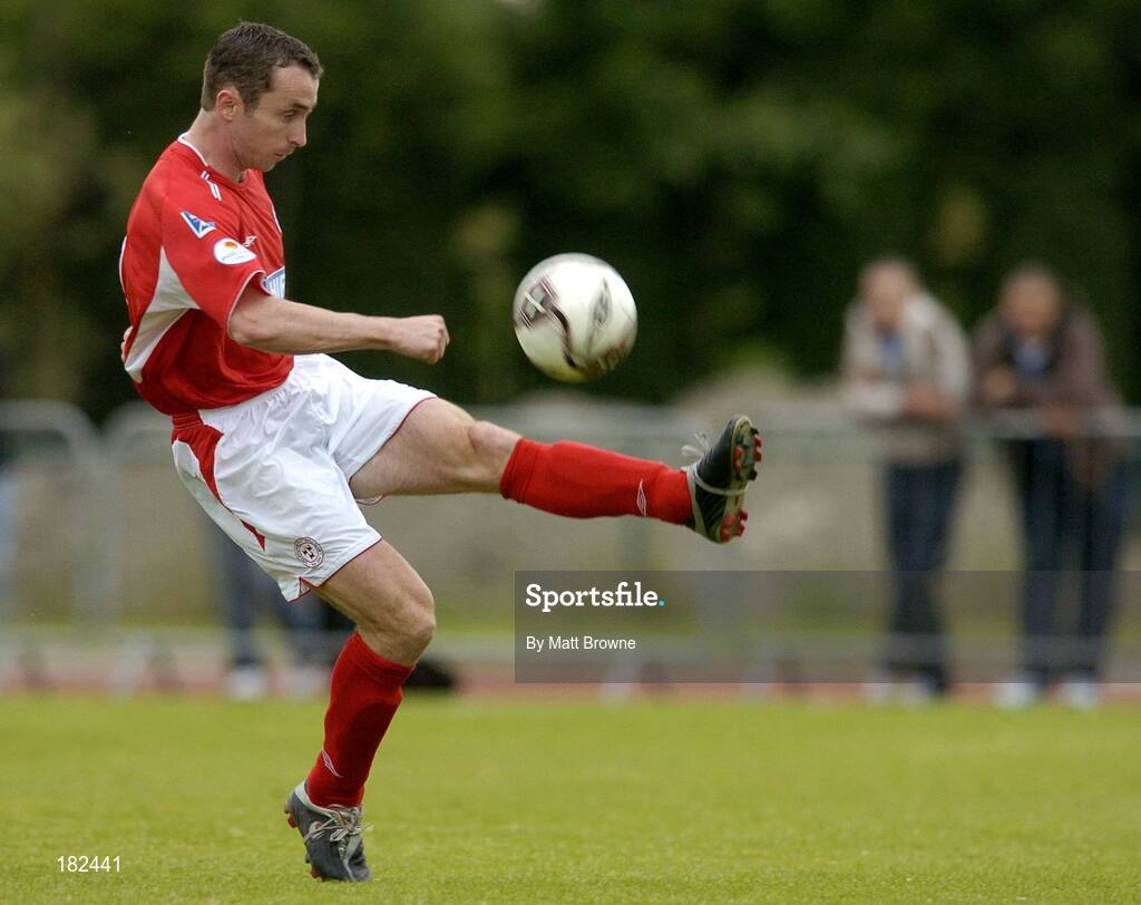 24 June 2005; Ollie Cahill, Shelbourne. eircom League, Premier Division, Waterford United v Shelbourne, Waterford RSC, Waterford. Picture credit; Matt Browne / SPORTSFILE