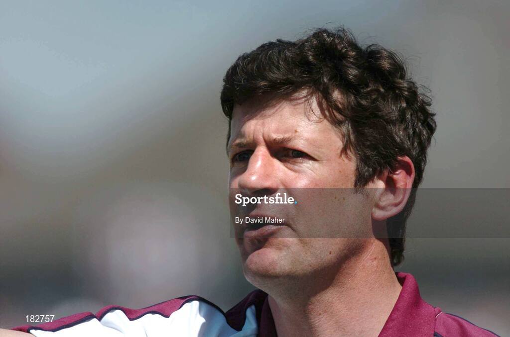 10 July 2005; Peter Forde, Galway manager, during the game. Bank of Ireland Connacht Senior Football Championship Final, Galway v Mayo, Pearse Stadium, Galway. Picture credit; David Maher / SPORTSFILE