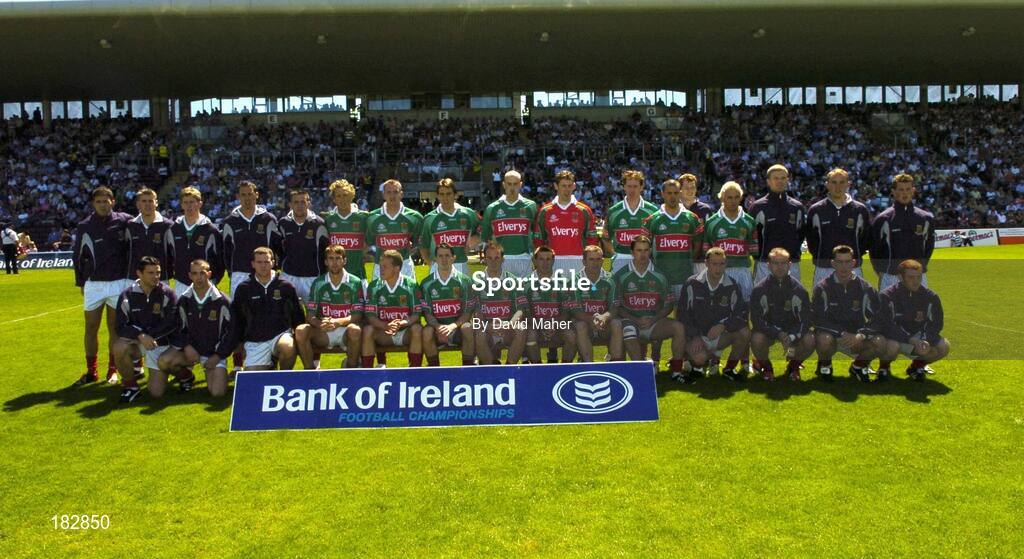 10 July 2005; Mayo senior team. Bank of Ireland Connacht Senior Football Championship Final, Galway v Mayo, Pearse Stadium, Galway. Picture credit; David Maher / SPORTSFILE