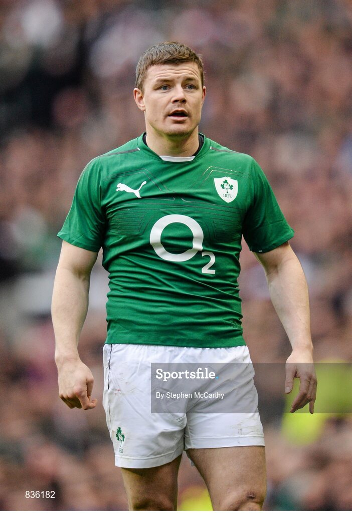 22 February 2014; Brian O'Driscoll, Ireland. RBS Six Nations Rugby Championship, England v Ireland, Twickenham Stadium, Twickenham, London, England. Picture credit: Stephen McCarthy / SPORTSFILE